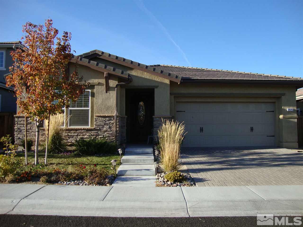 2025 Tawleed Road Reno, NV 89521 - Photo 1 of 1 a front view of a house
