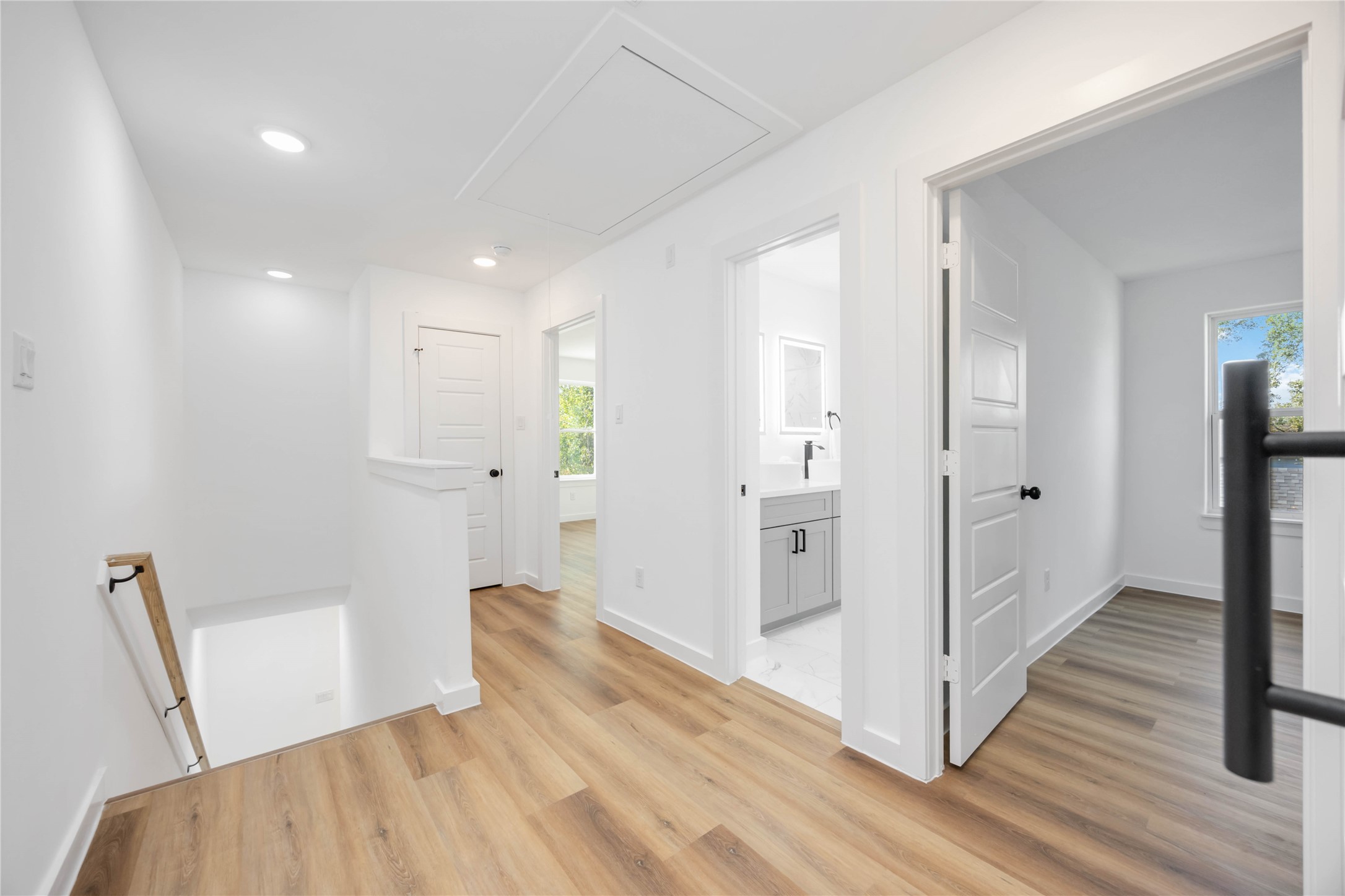 5809 Senior Street Houston, TX 77016 - Photo 10 of 15 a bathroom with a sink and a mirror
