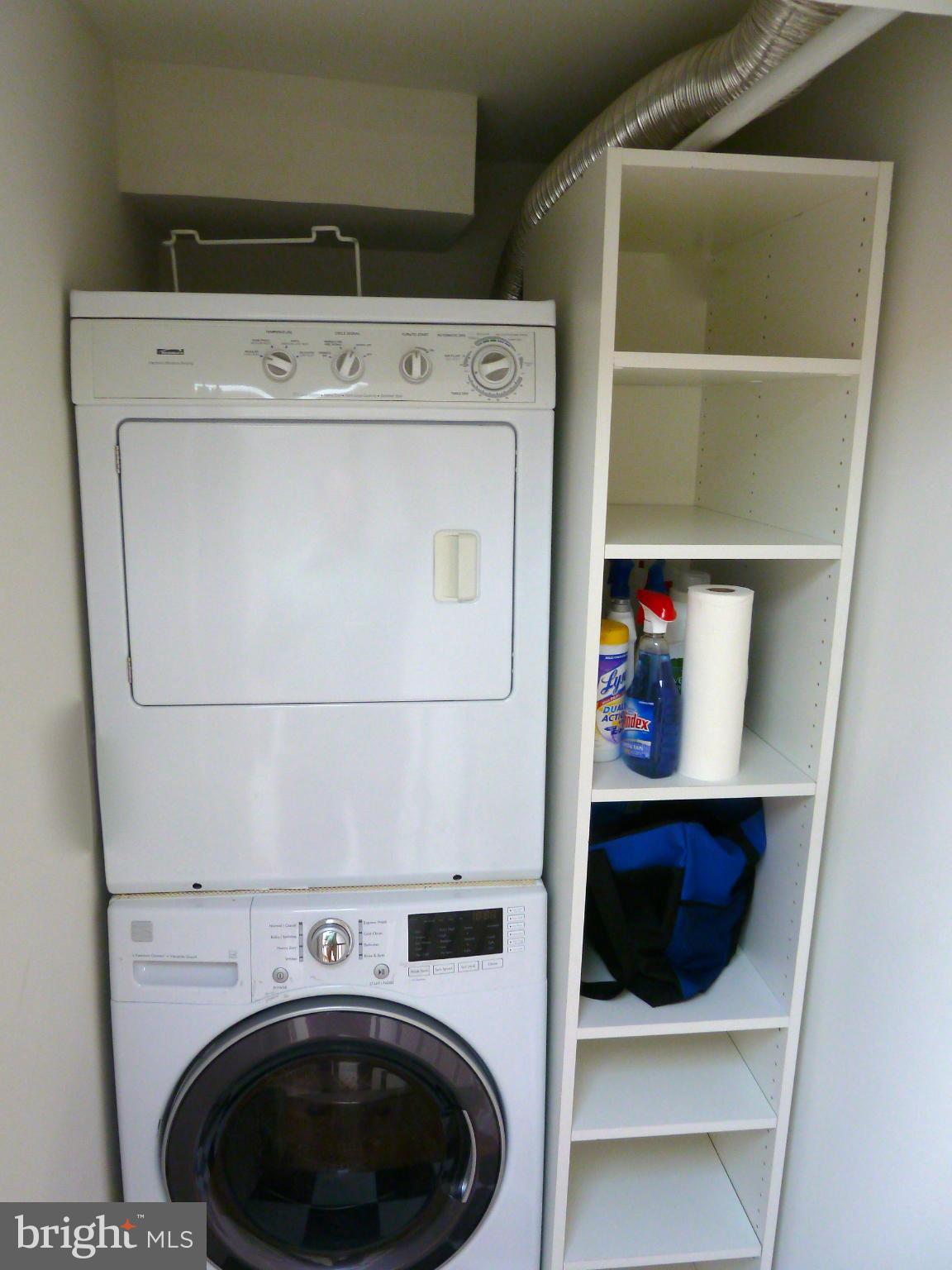 1330 E Street Southeast Washington, DC 20003 - Photo 14 of 27 Front-loading laundry Upstairs