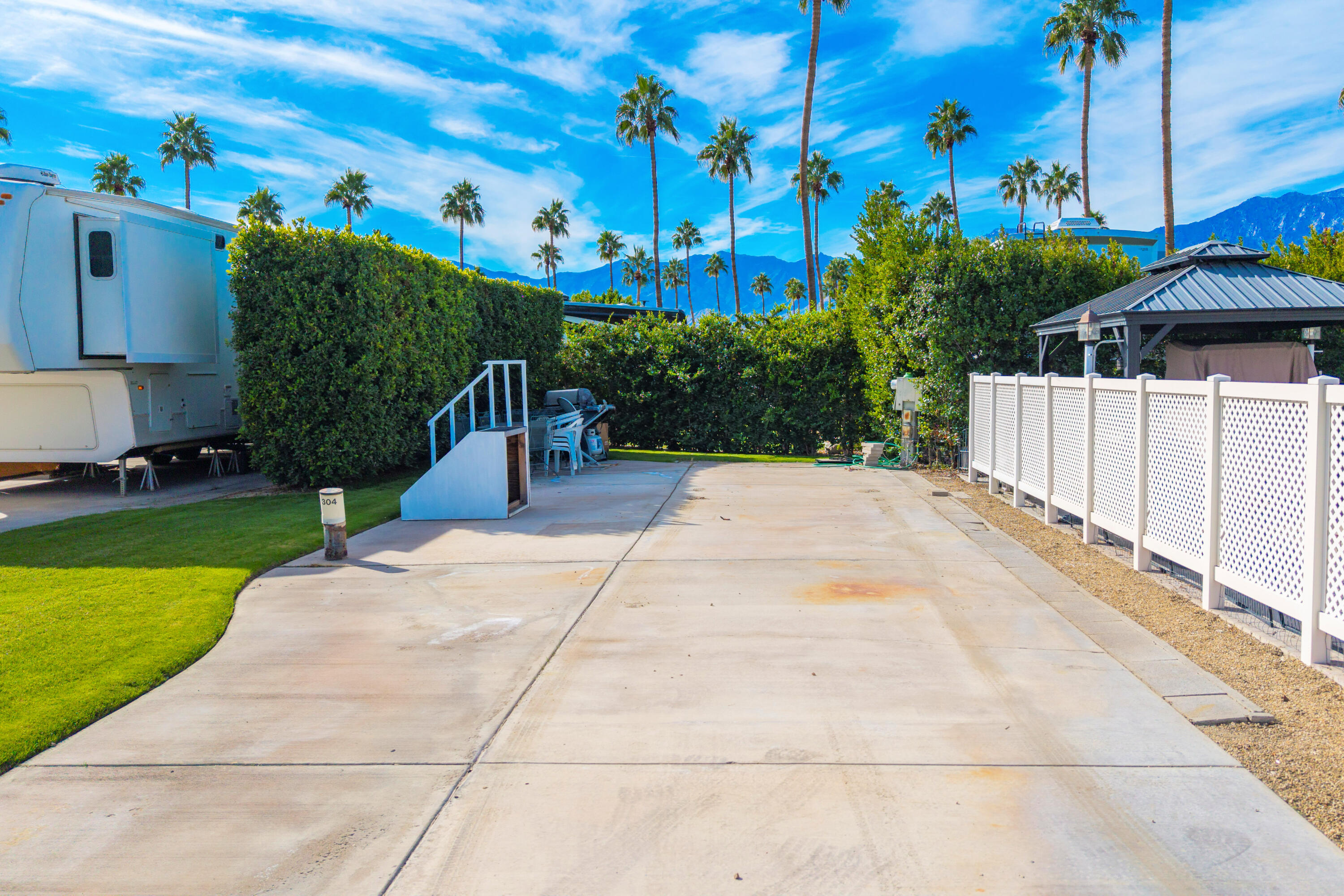 69411 Ramon Road, Unit 304 Cathedral City, CA 92234 - Photo 10 of 55 a view of a backyard