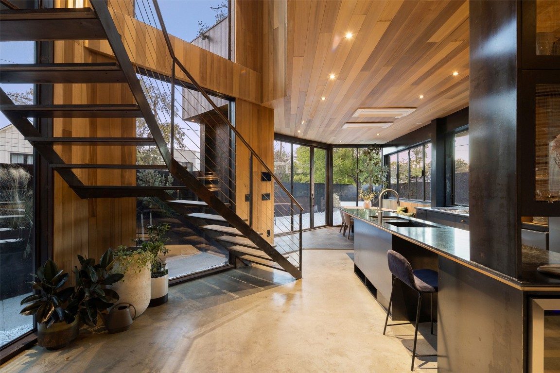 2302 East 11th Street Austin, TX 78702 - Photo 8 of 40 a view of entryway wih livingroom and furniture