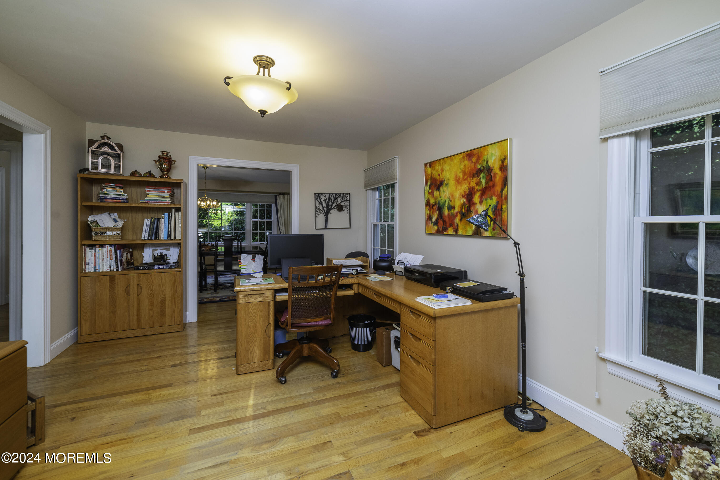 33 Bucks Mill Road Colts Neck, NJ 07722 - Photo 15 of 33 a work room with furniture and wooden floor