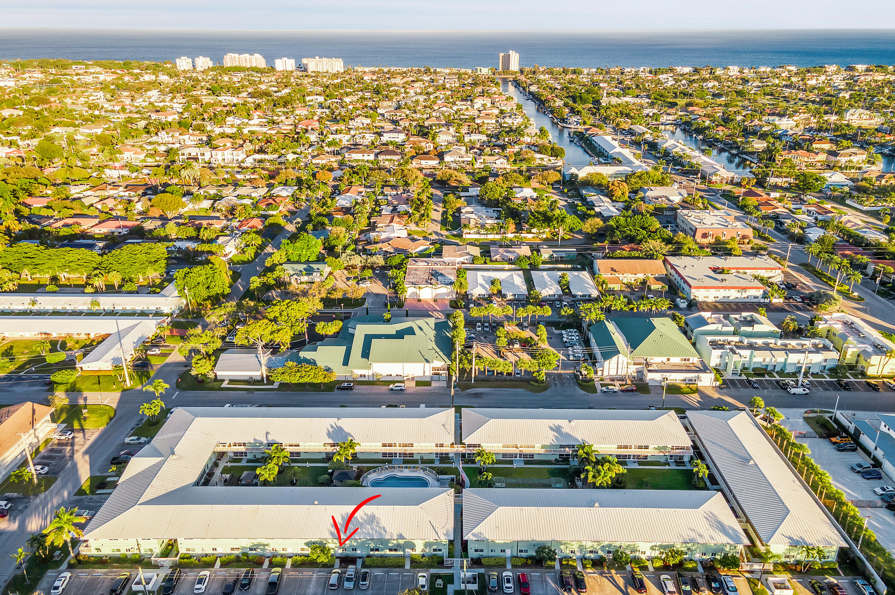 2100 Northeast 38th Street, Unit 135 Lighthouse Point, FL 33064 - Photo 29 of 32 drone-4