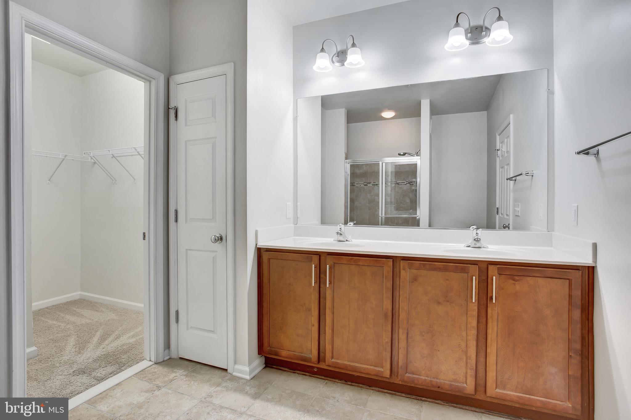 20586 Maitland Terrace Ashburn, VA 20147 - Photo 14 of 24 a bathroom with a sink and mirror
