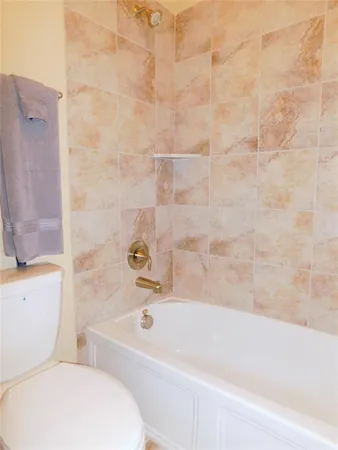 a view of a small space with a window