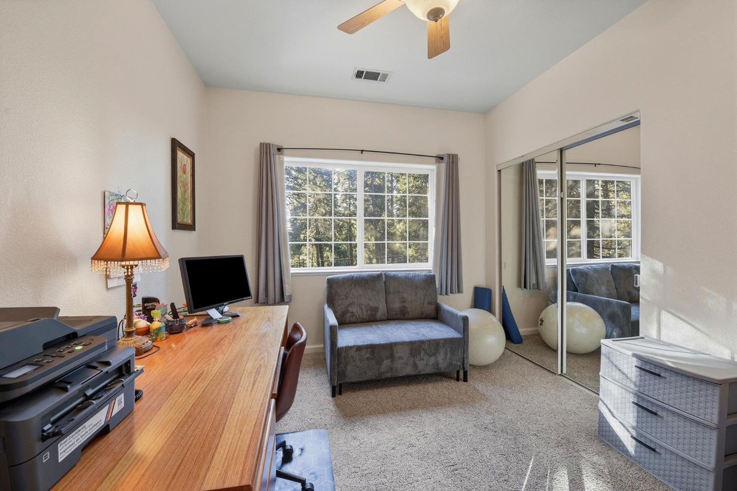 2845 Viona Road Pollock Pines, CA 95726 - Photo 24 of 35 a living room with furniture and a flat screen tv