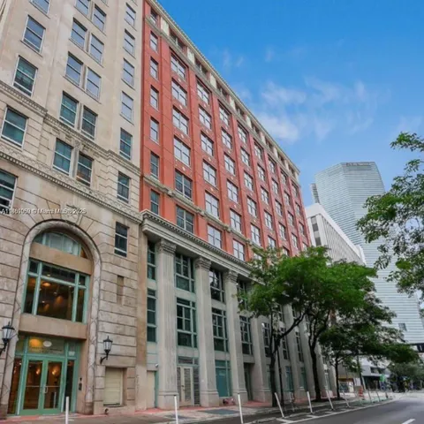 a front view of a building