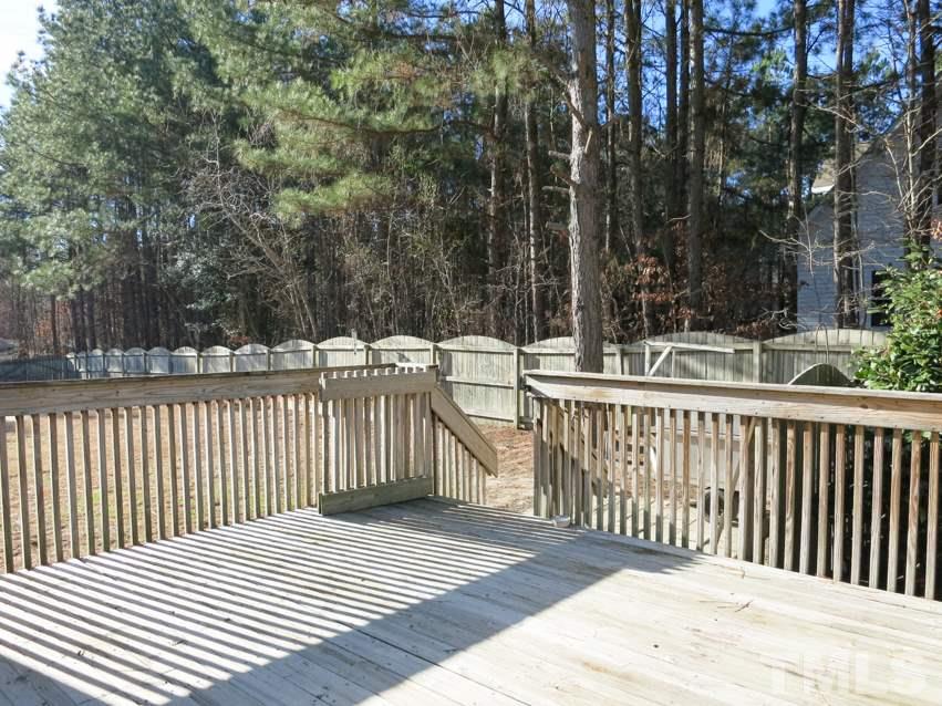 2845 Praire View Point Wendell, NC 27591 - Photo 20 of 25 The lg Deck is off the Living Rm.