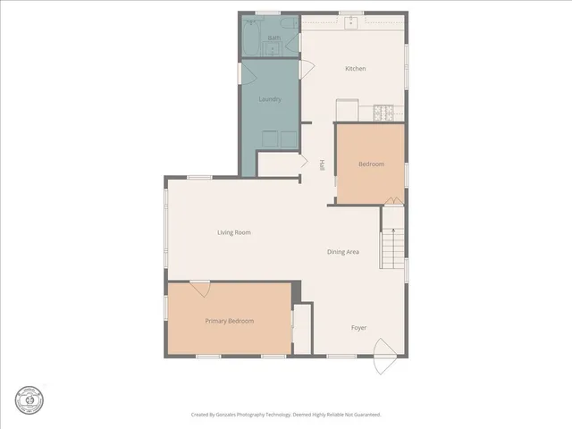 a picture of a bench in a building