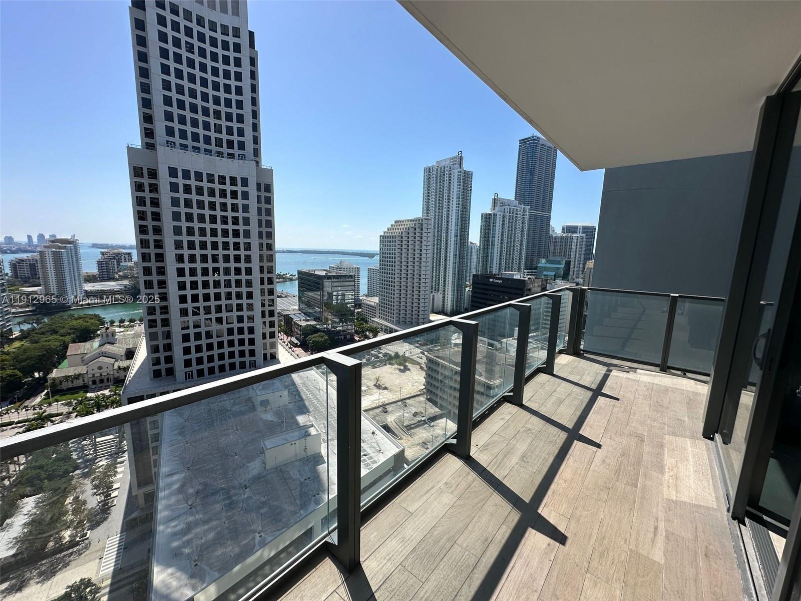 68 Southeast 6th Street, Unit 2205 Miami, FL 33131 - Photo 7 of 28 a view of balcony with city view
