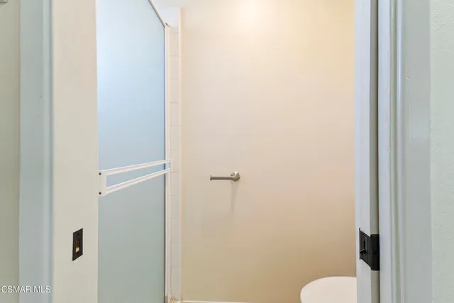 a bathroom with a toilet