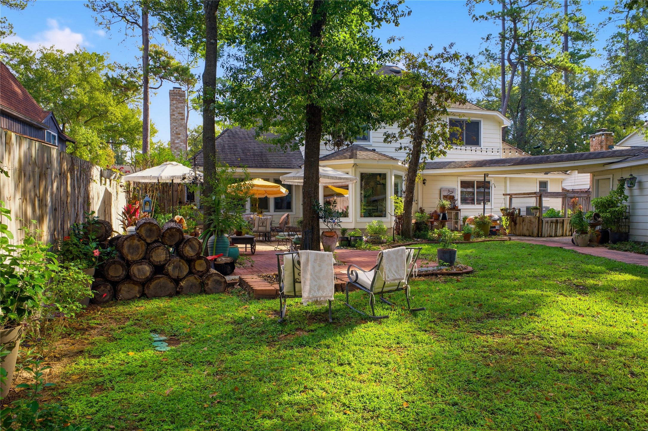 24107 Norchester Way Spring, TX 77389 - Photo 31 of 33 a view of a house with a yard porch and sitting area