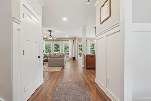 a view of a living room