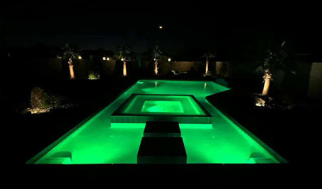 a view of an outdoor space and tennis court