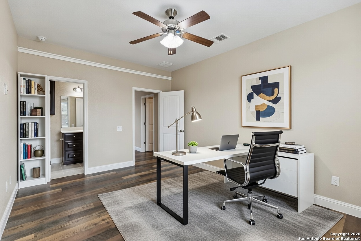 2194 Ranch Loop Drive New Braunfels, TX 78132 - Photo 43 of 52 a view of a workspace with furniture