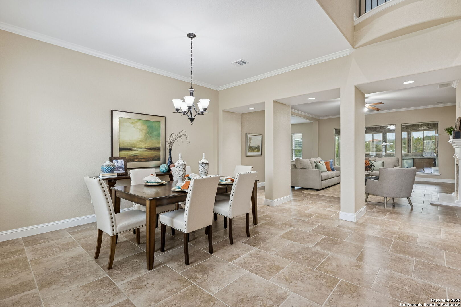 2194 Ranch Loop Drive New Braunfels, TX 78132 - Photo 6 of 52 a view of a dining room with furniture