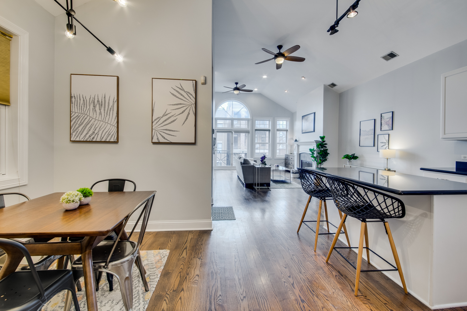 4146 North Lincoln Avenue, Unit 3 Chicago, IL 60618 - Photo 18 of 32 a view of a dining room with furniture and wooden floor