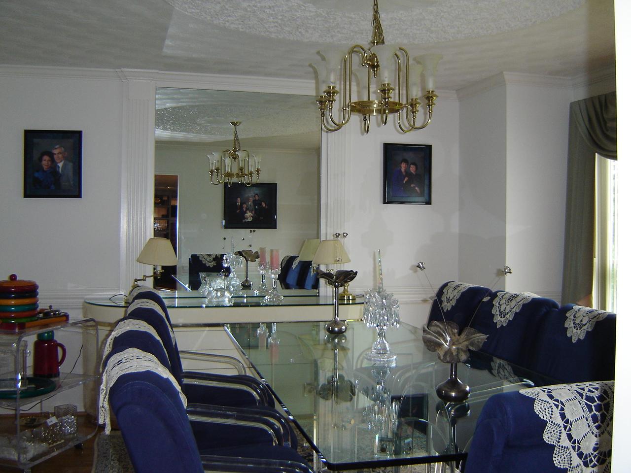 241 Stonehaven Lane Blue Ridge, VA 24064 - Photo 9 of 18 a view of a room with workspace and a chandelier