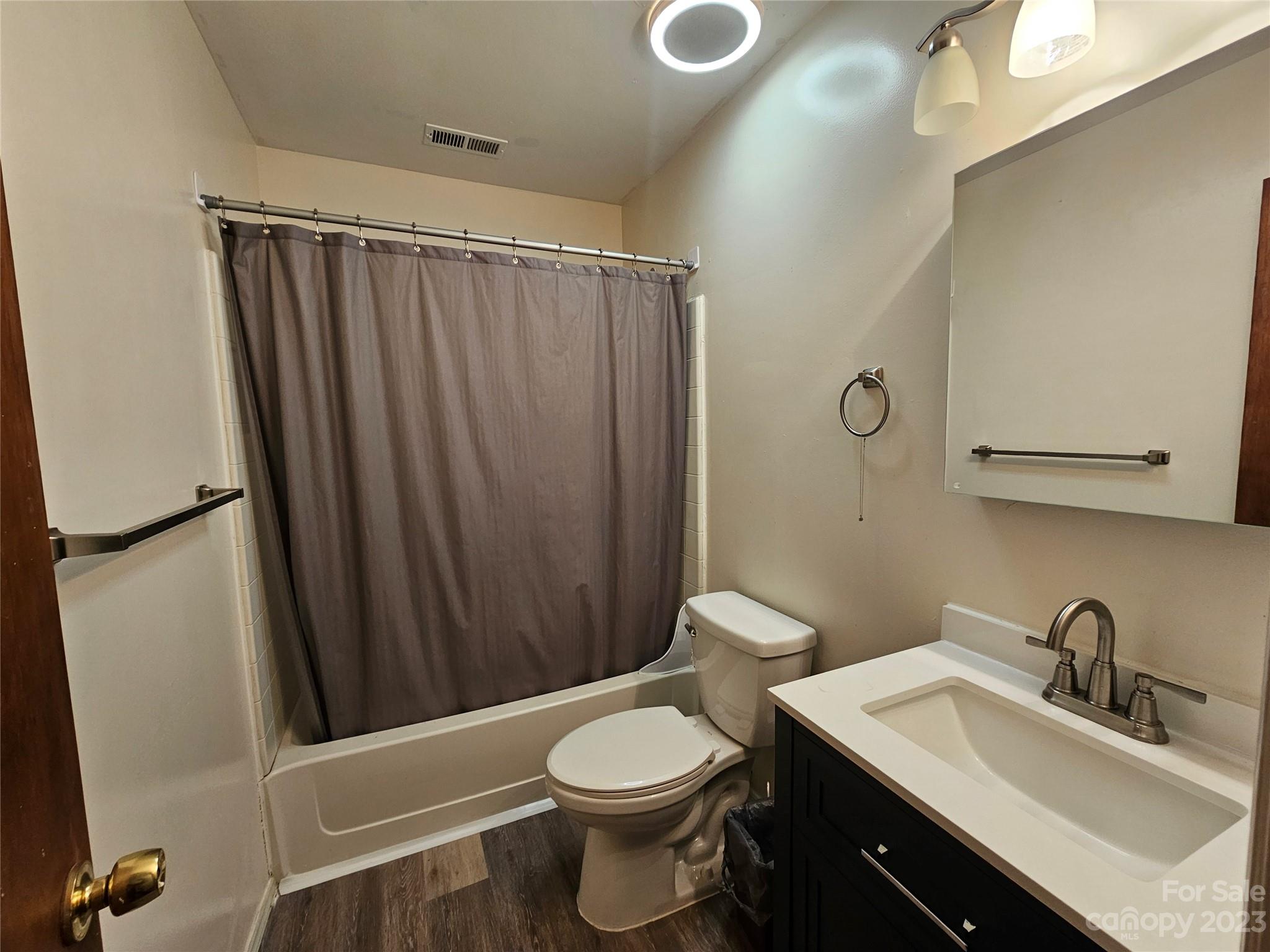 5361 Crawford Road Fort Lawn, SC 29714 - Photo 7 of 15 a bathroom with a sink a toilet and shower
