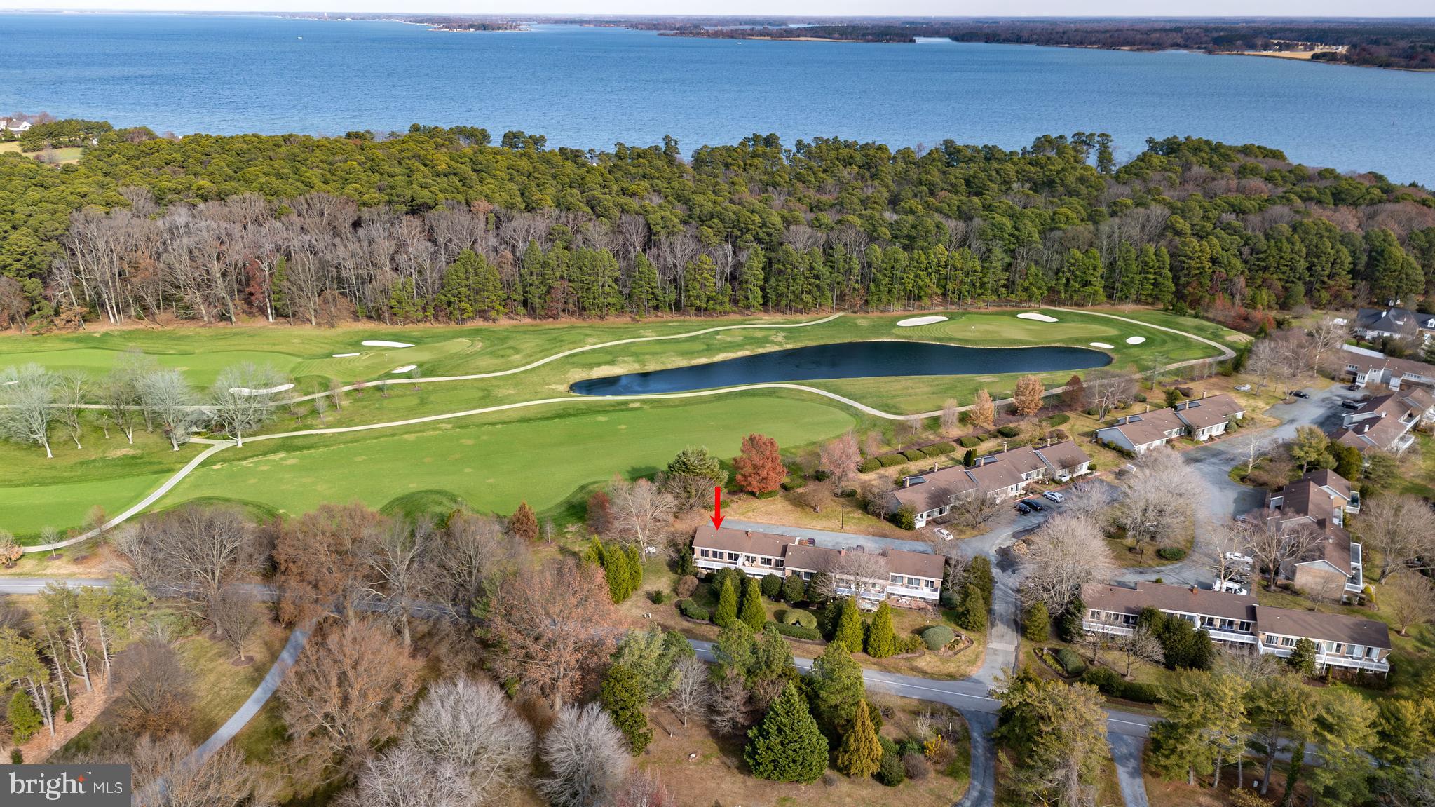 24700 Deepwater Point Drive, Unit 1 St. Michaels, MD 21663 - Photo 34 of 47 a view of a lake with a city