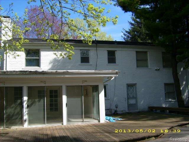 3774 Quarton Road Bloomfield Hills, MI 48302 - Photo 2 of 27 rear view