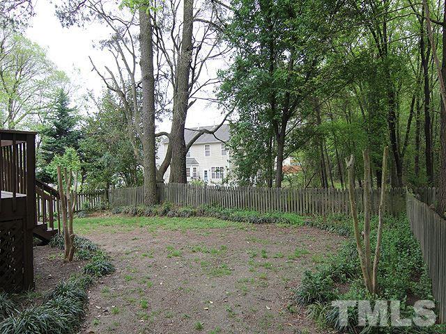 4952 Royal Adelaide Way Raleigh, NC 27604 - Photo 3 of 25 Fenced Back Yard; Peaceful Setting; Nature. Perfect for your family pet.