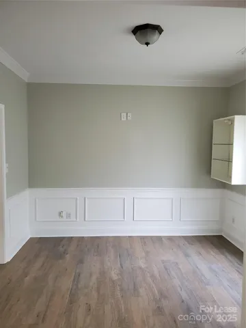 wooden floor in a room