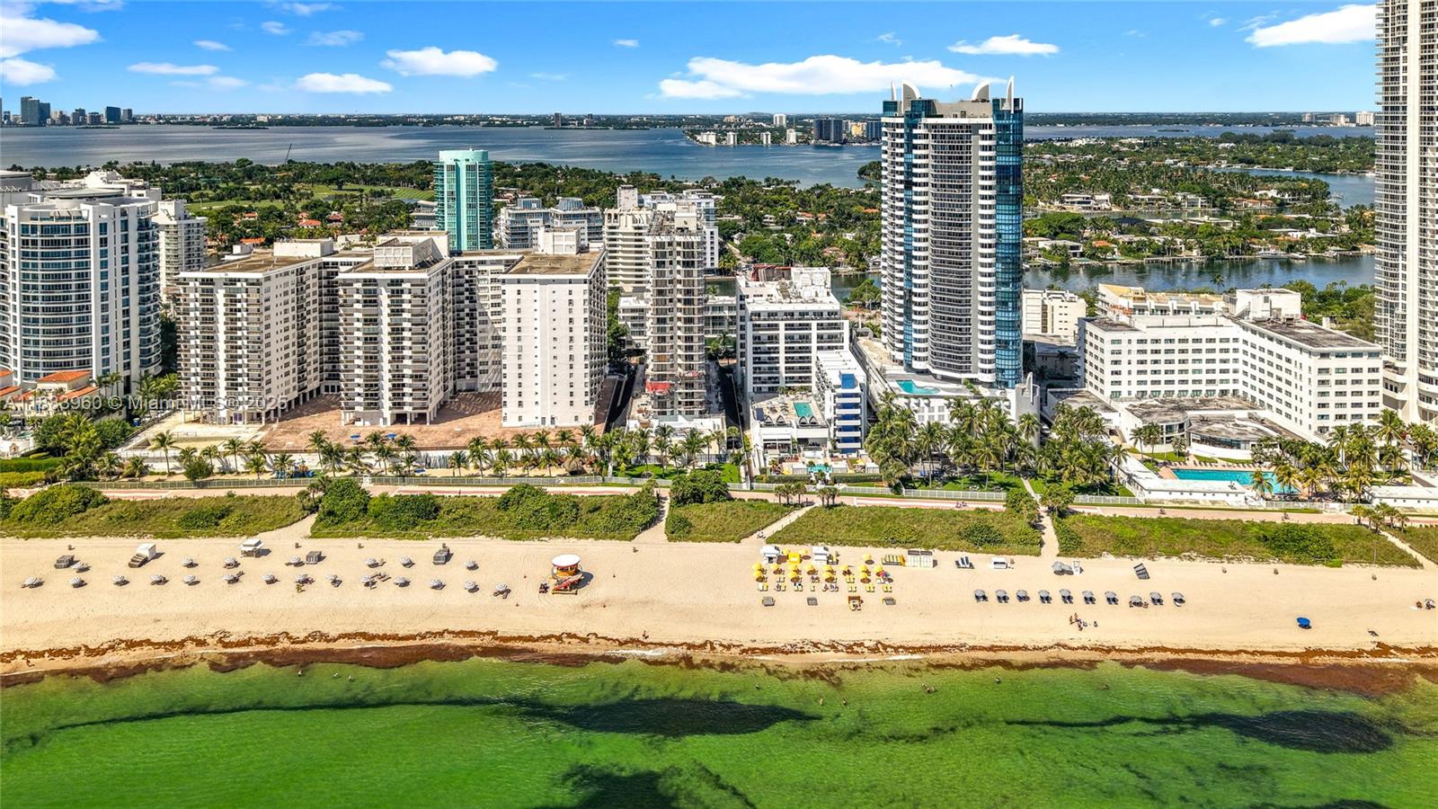 6061 Collins Avenue, Unit 20C Miami Beach, FL 33140 - Photo 1 of 29 a view of park with large windows