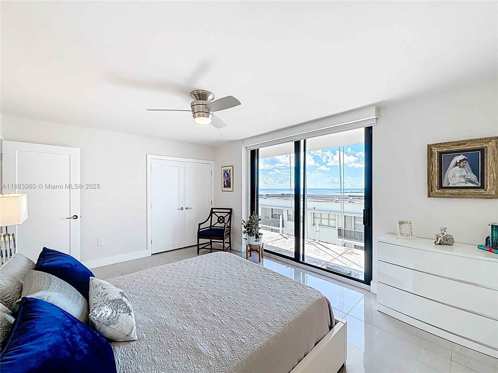 6061 Collins Avenue, Unit 20C Miami Beach, FL 33140 - Photo 15 of 29 a bedroom with a bed and a window