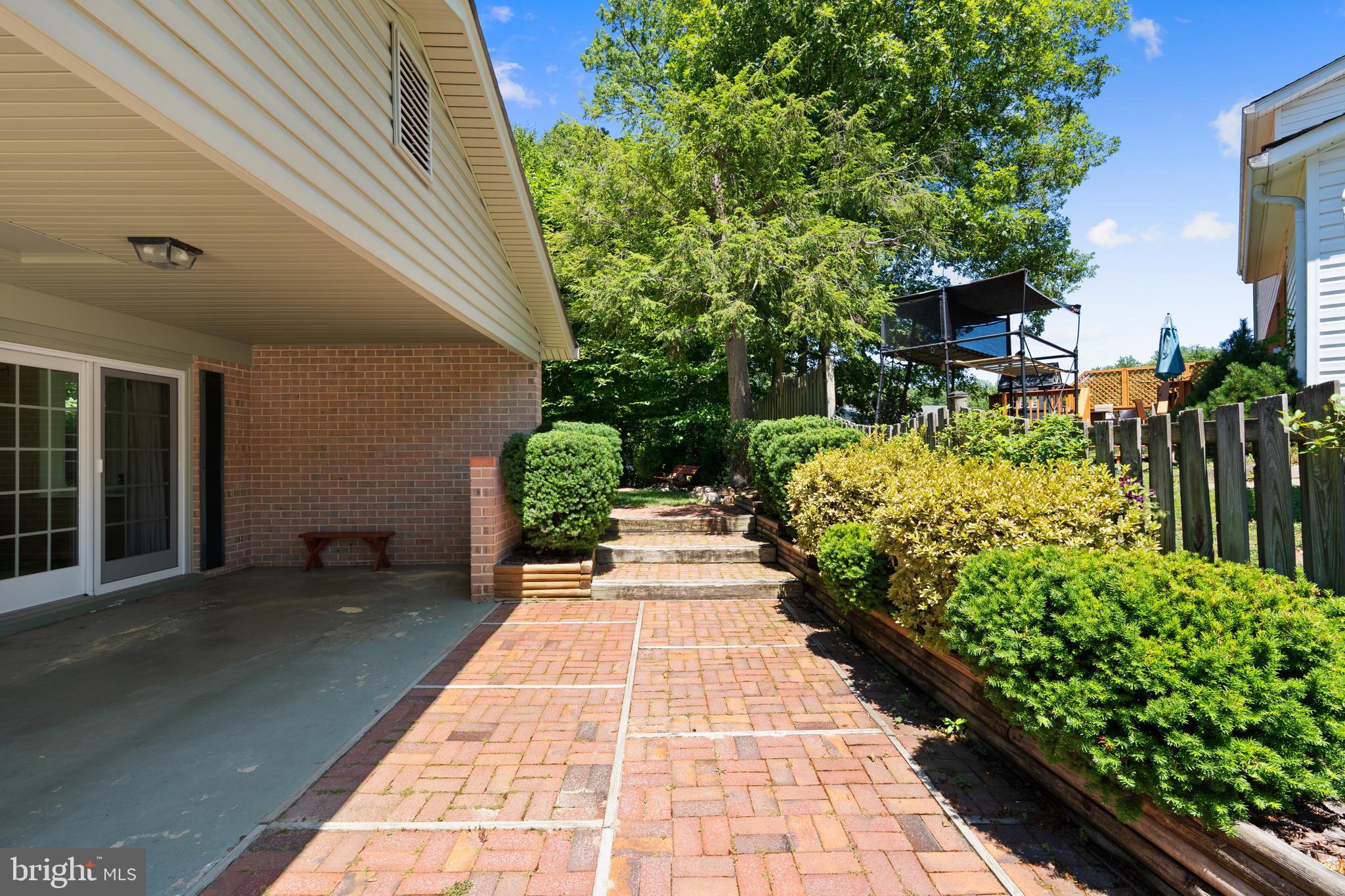 6703 Red Jacket Road Springfield, VA 22152 - Photo 4 of 31 Brick walk way to back yard