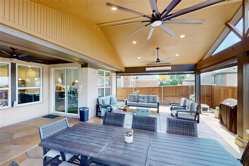 1997 Kieva Place Allen, TX 75013 - Photo 38 of 40 Covered state of the art patio, vey cozy