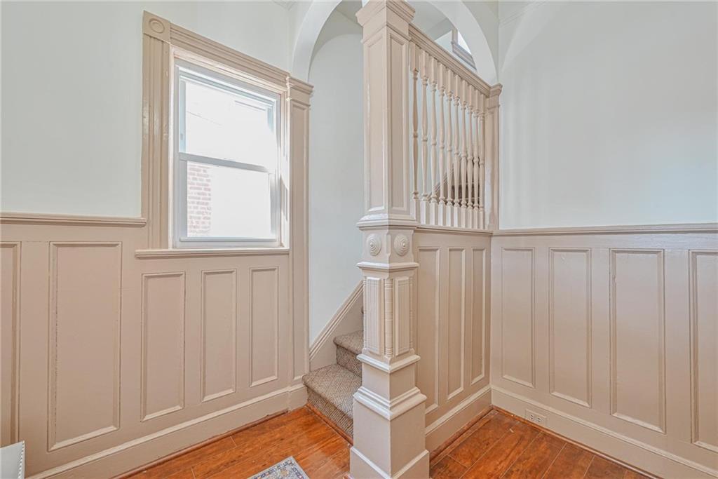 82 Battery Avenue Brooklyn, NY 11228 - Photo 8 of 26 an entryway with wooden floor and cabinet
