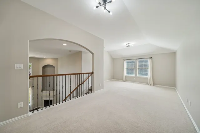 a view of a porch with a yard