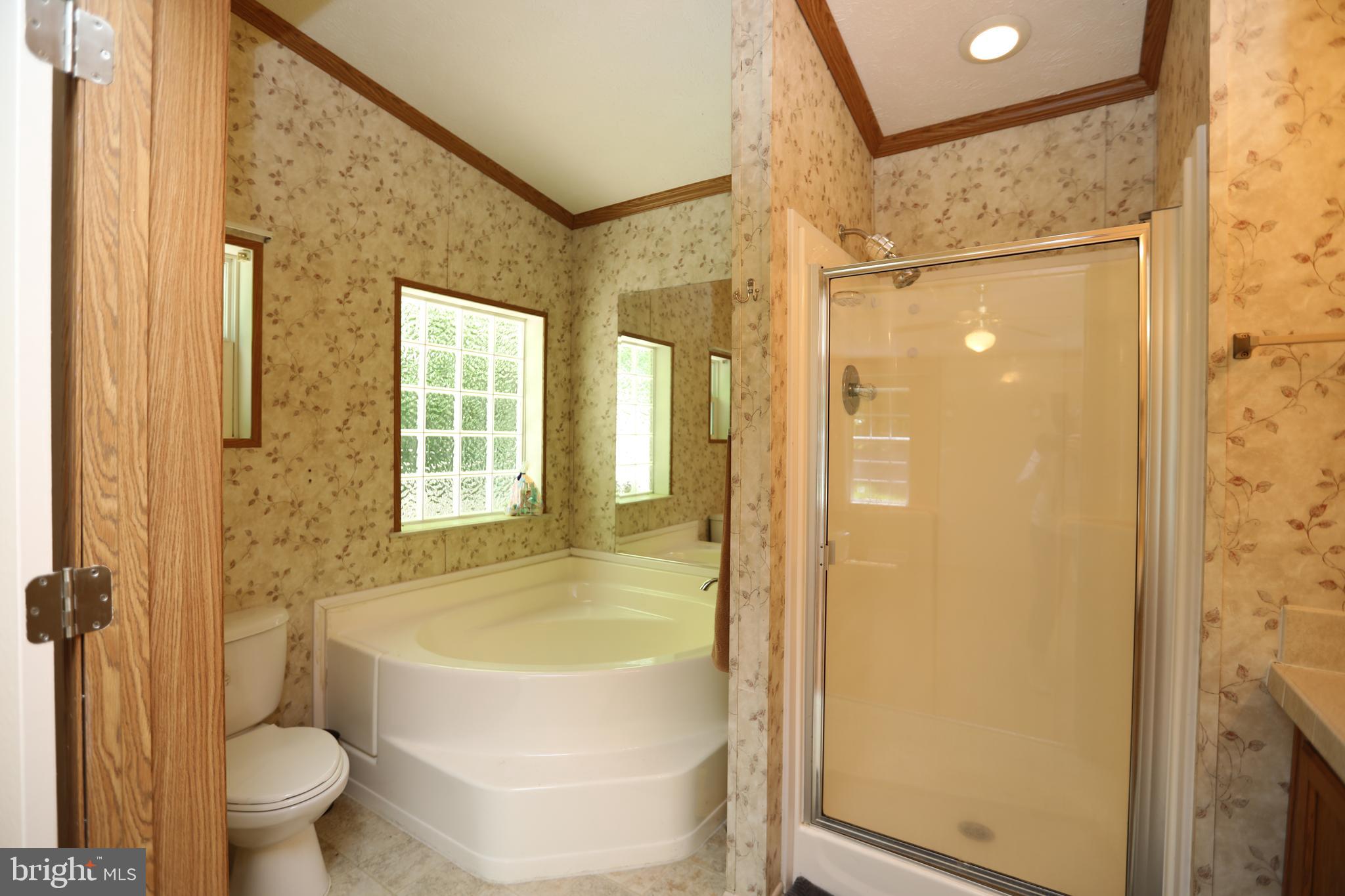 2439 Fairmount Road, Unit 11 Hampstead, MD 21074 - Photo 18 of 29 a bathroom with a tub toilet and shower