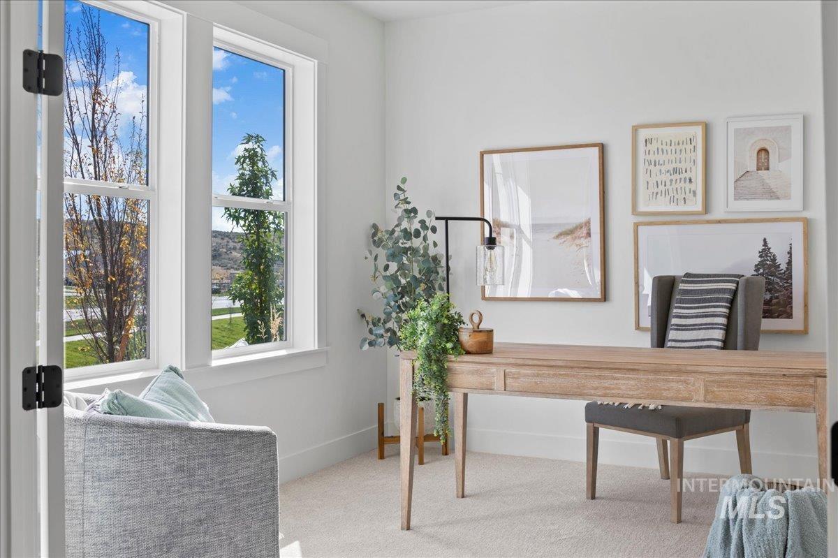 6370 North Barholm Lane Eagle, ID 83616 - Photo 9 of 33 Office space featuring carpet floors and baseboards