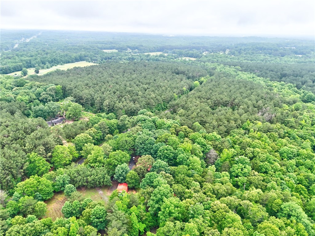 237 Spring Valley Road Liberty, SC 29657 - Photo 45 of 50 An aerial perspective reveals a vast, serene expanse of dense, verdant woodlands, offering ultimate privacy.