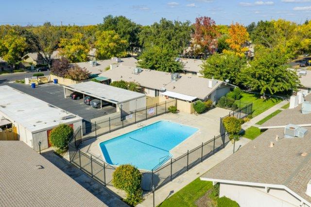 617 West Granger Avenue Modesto, CA 95350 - Photo 21 of 23 an aerial view of a house with a swimming pool