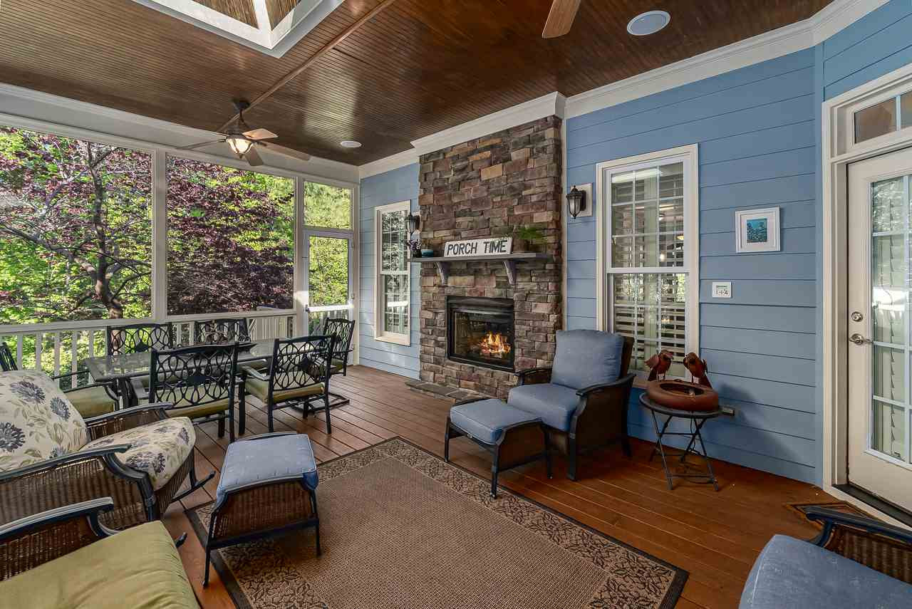 2815 Country Charm Road Raleigh, NC 27614 - Photo 12 of 30 Very private with 2 skylights and the 2-way fireplace. Retractable Shades for more privacy. Screened in Porch