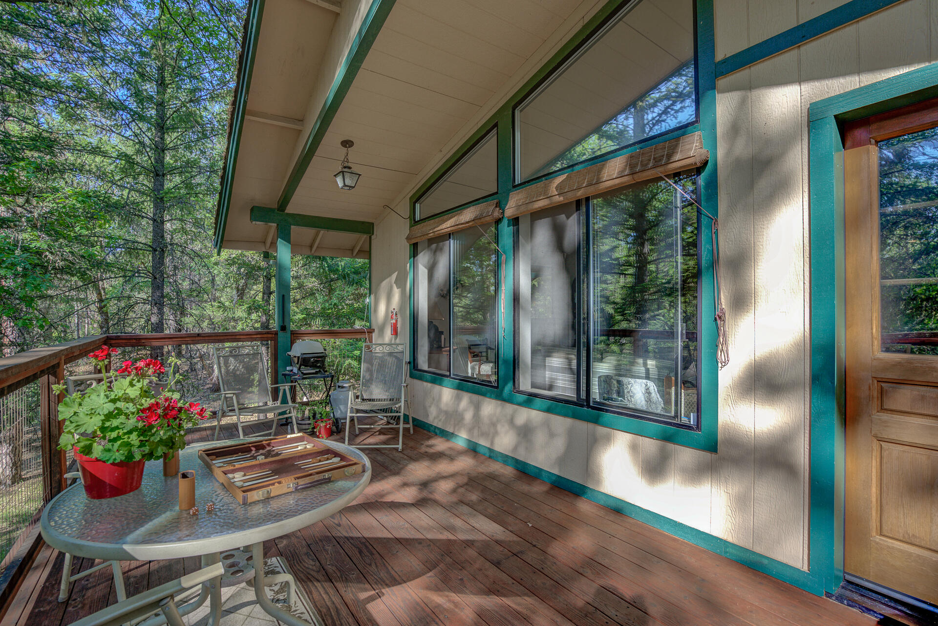 551 Salt Flat Road Lewiston, CA 96052 - Photo 26 of 29 a view of a porch with furniture