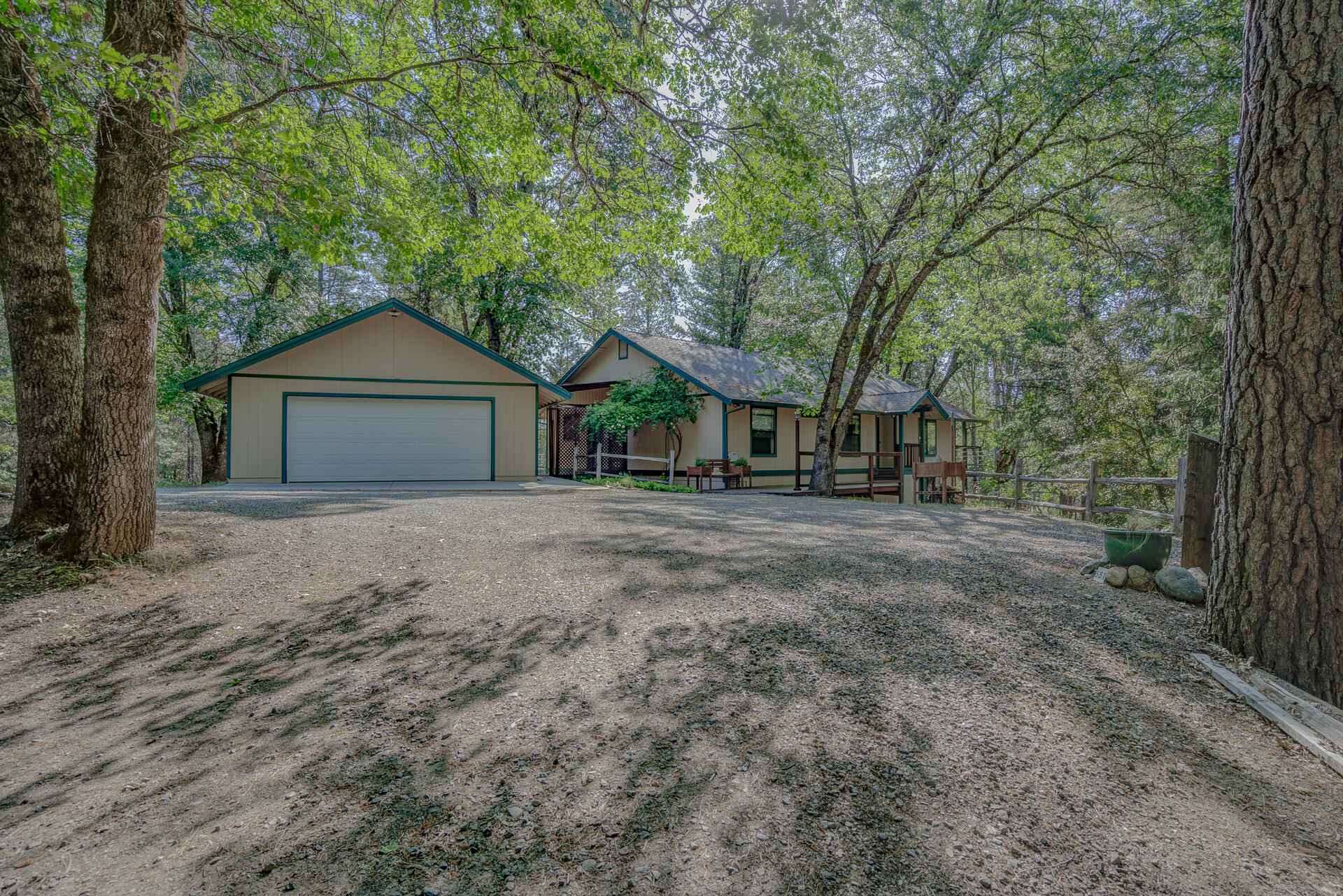 551 Salt Flat Road Lewiston, CA 96052 - Photo 29 of 29 a front view of a house with a garden