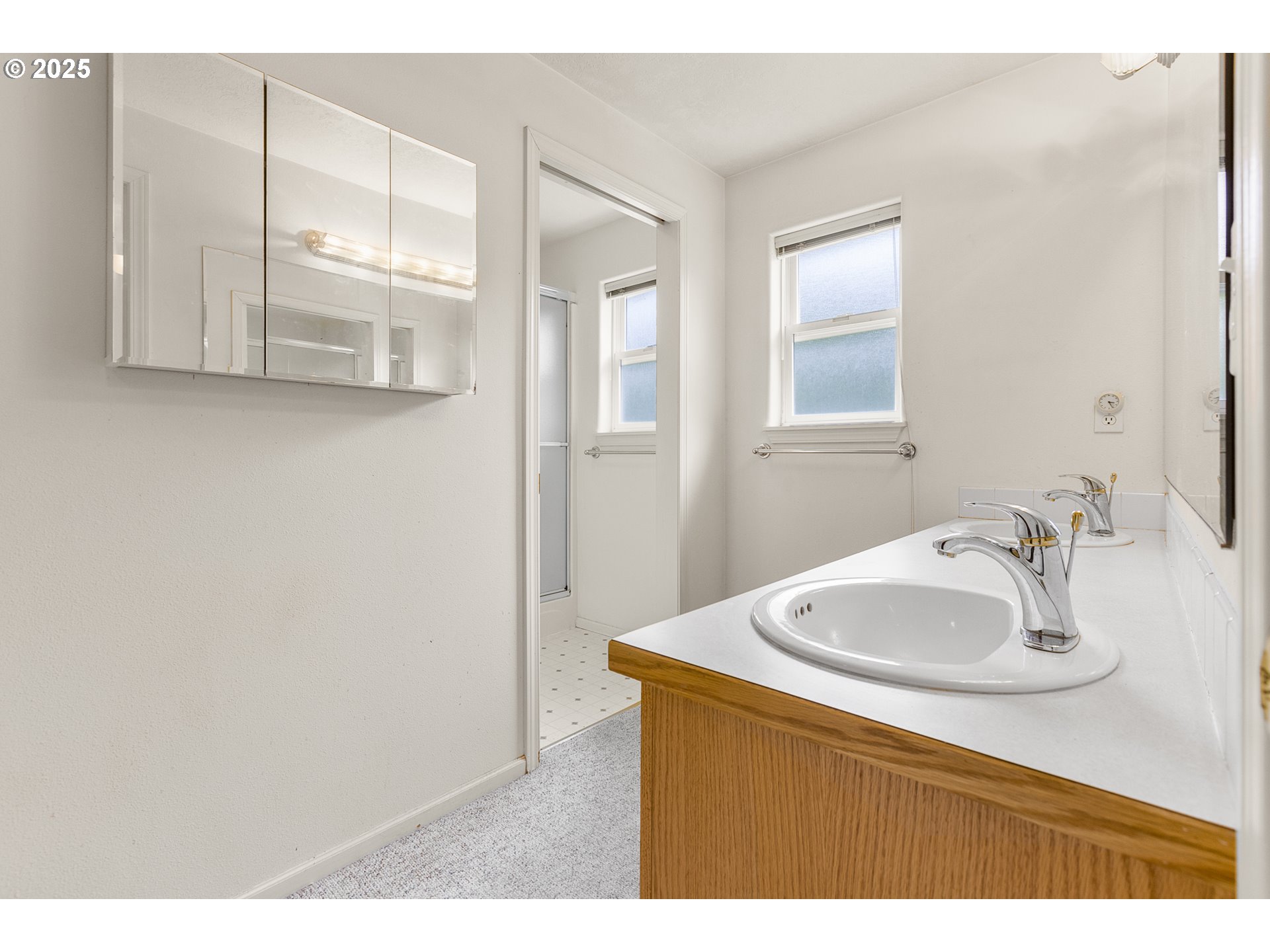 2335 Sony Loop Eugene, OR 97404 - Photo 17 of 30 a bathroom with a sink and a mirror