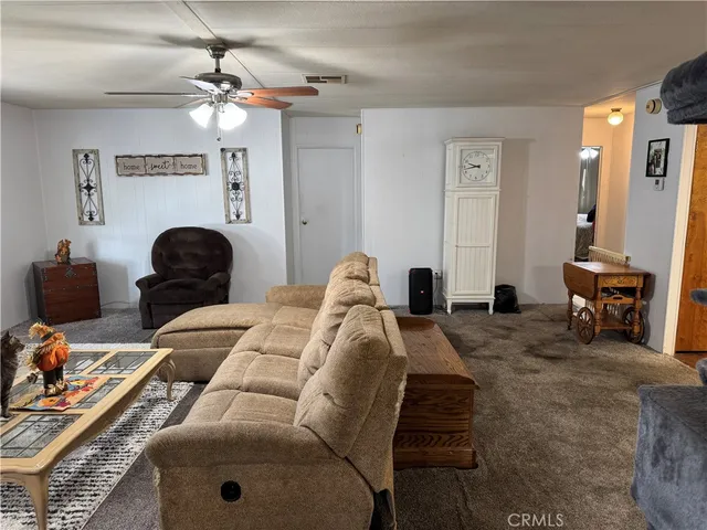 a room with furniture and a window