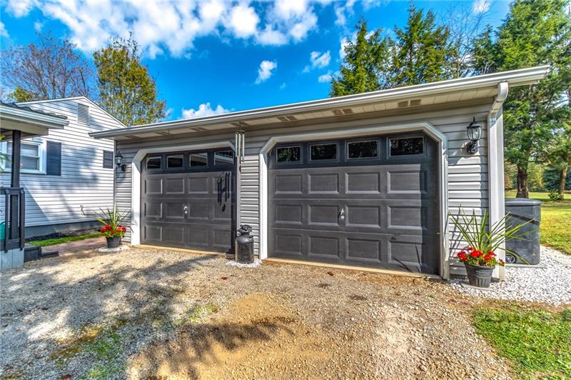 1869 B Barclay Hill Road Beaver, PA 15009 - Photo 15 of 23 Double car garage with opener on one side for car and the other side is used for storage.