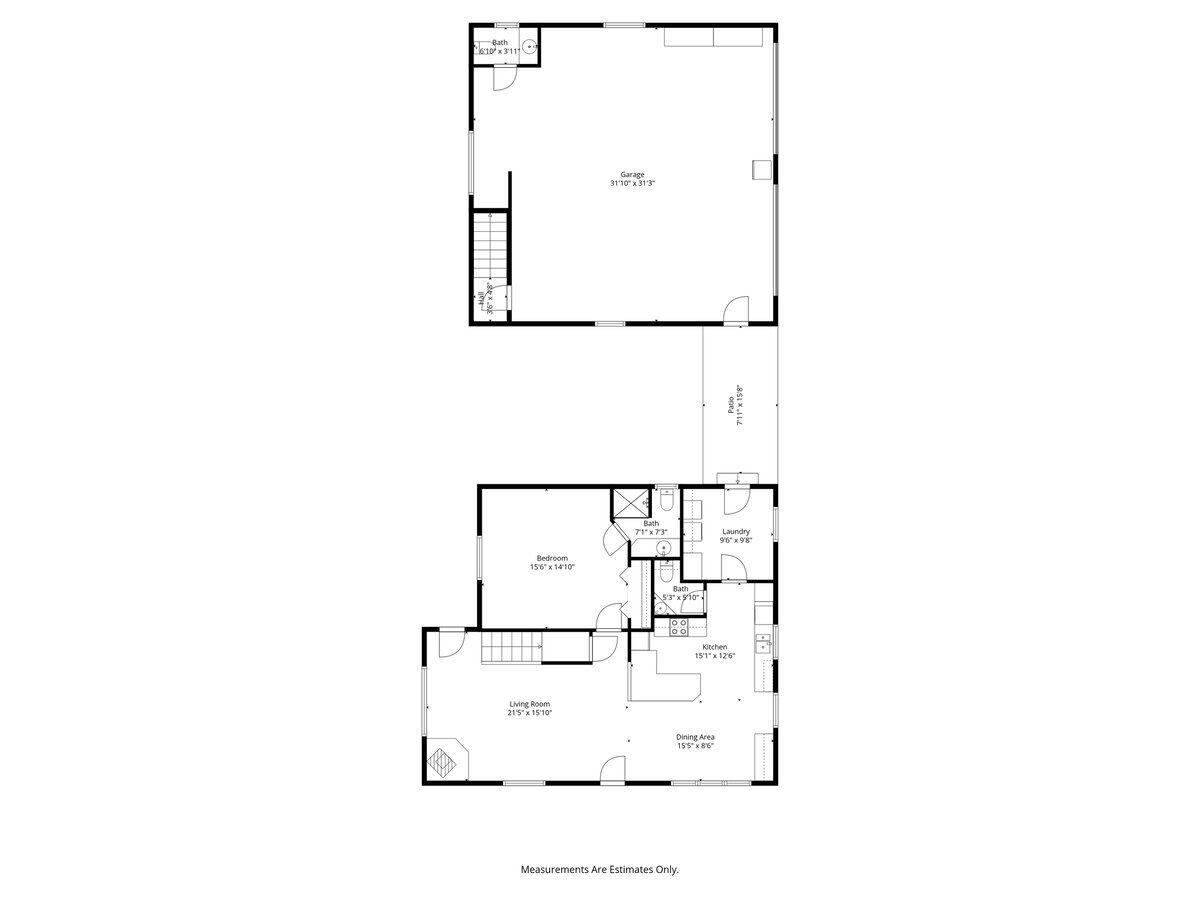 152038 Conestoga Road La Pine, OR 97739 - Photo 51 of 53 Floor plan garage MLS