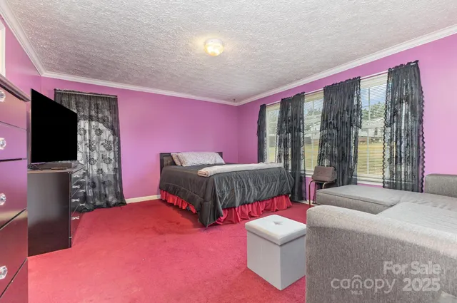 a bathroom with a sink vanity and mirror