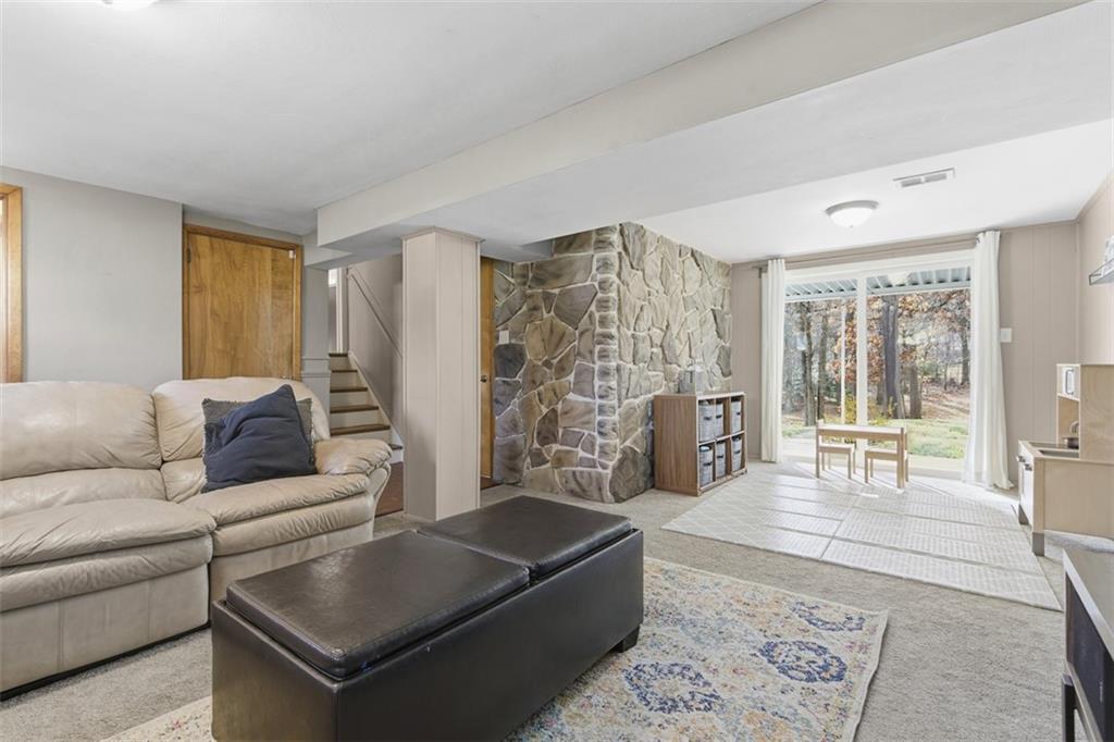 301 Amity Road Glenshaw, PA 15116 - Photo 16 of 30 a living room with furniture and a rug