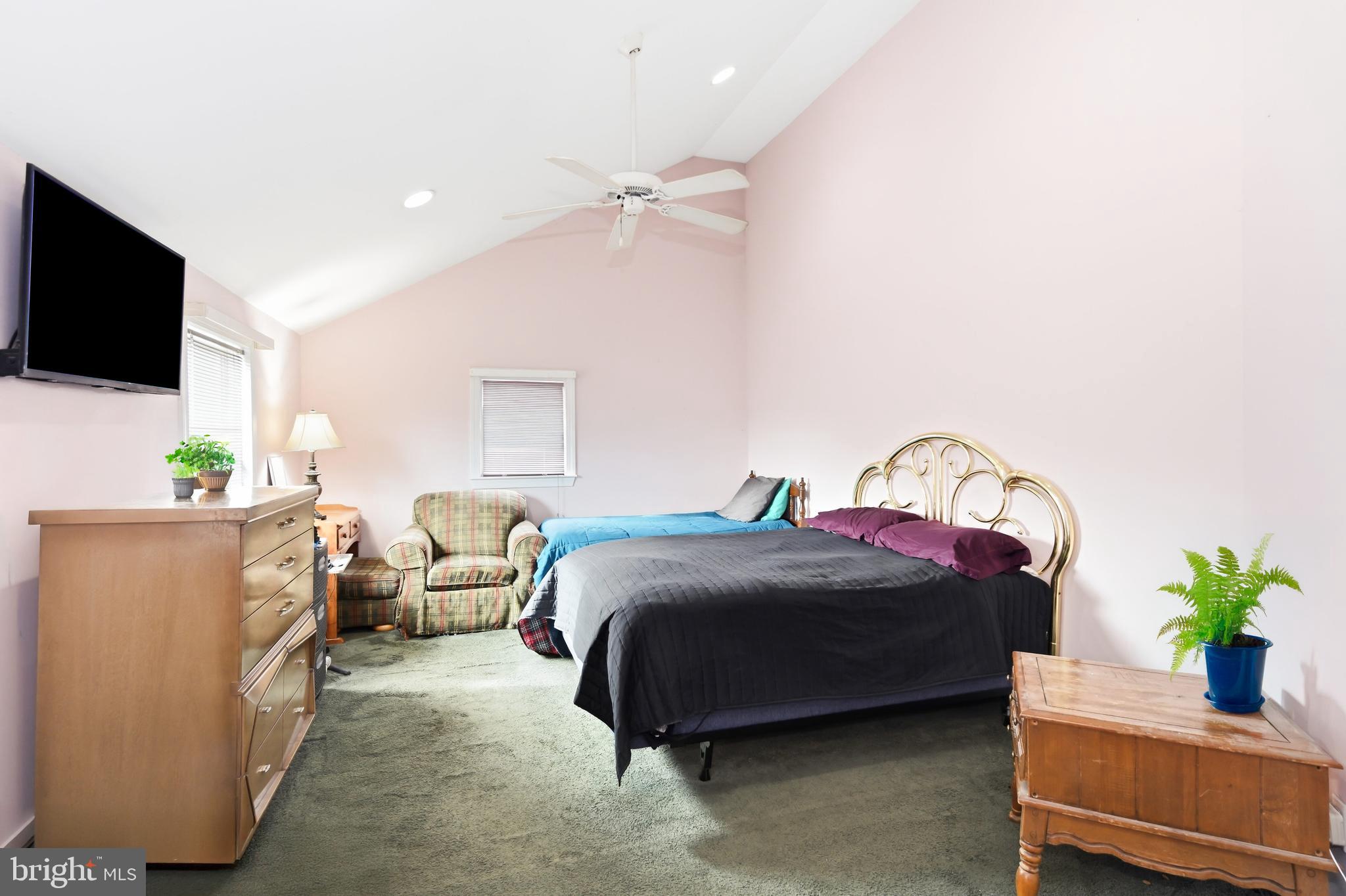 1150 Little Creek Road Chester, MD 21619 - Photo 17 of 24 Primary suite with vaulted ceilings