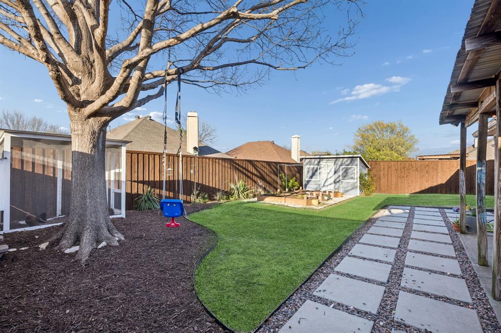 12404 Ark Road Frisco, TX 75035 - Photo 28 of 28 a view of a house with a yard