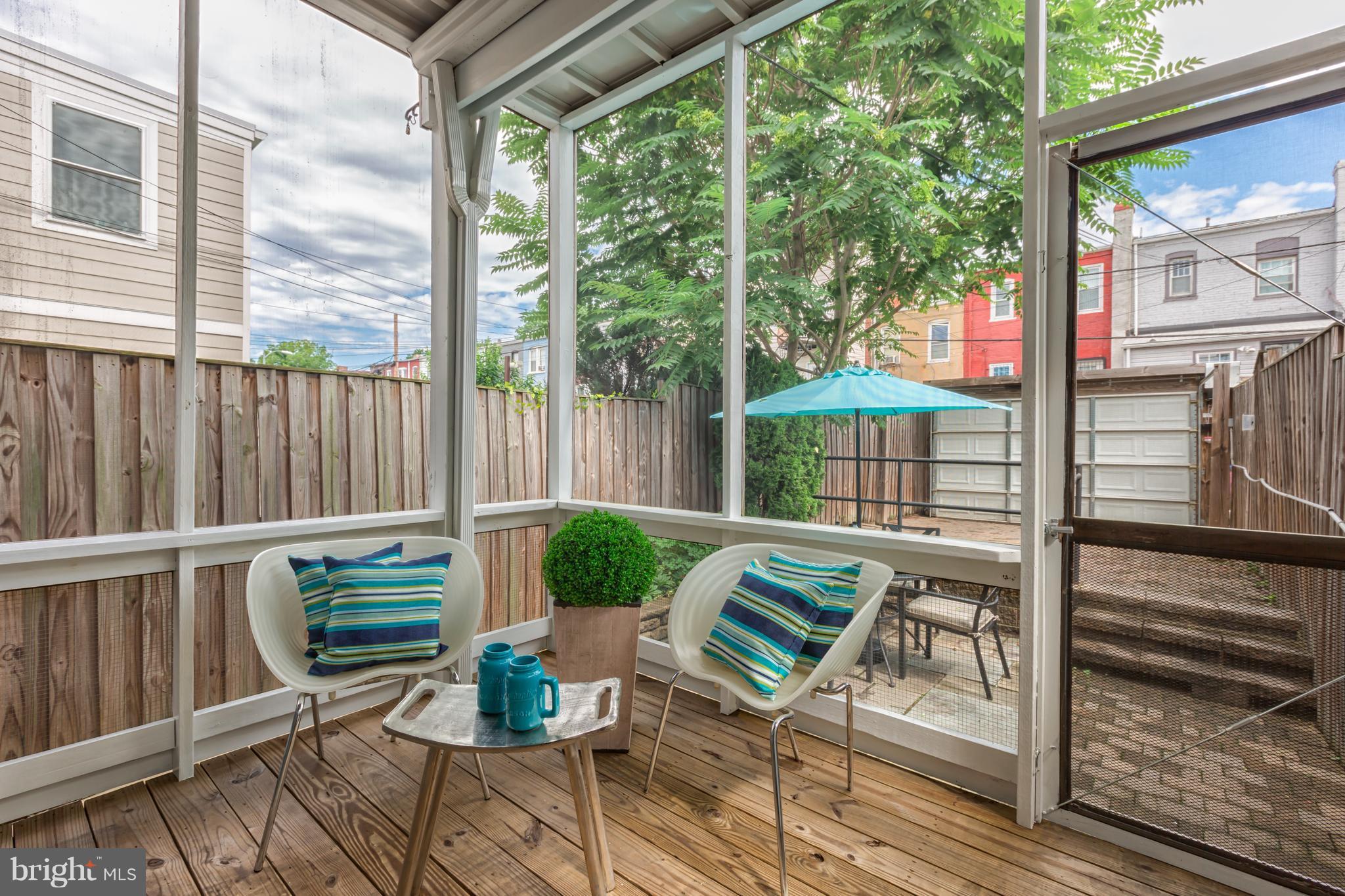 636 L Street Northeast Washington, DC 20002 - Photo 11 of 27 Screened-in Porch