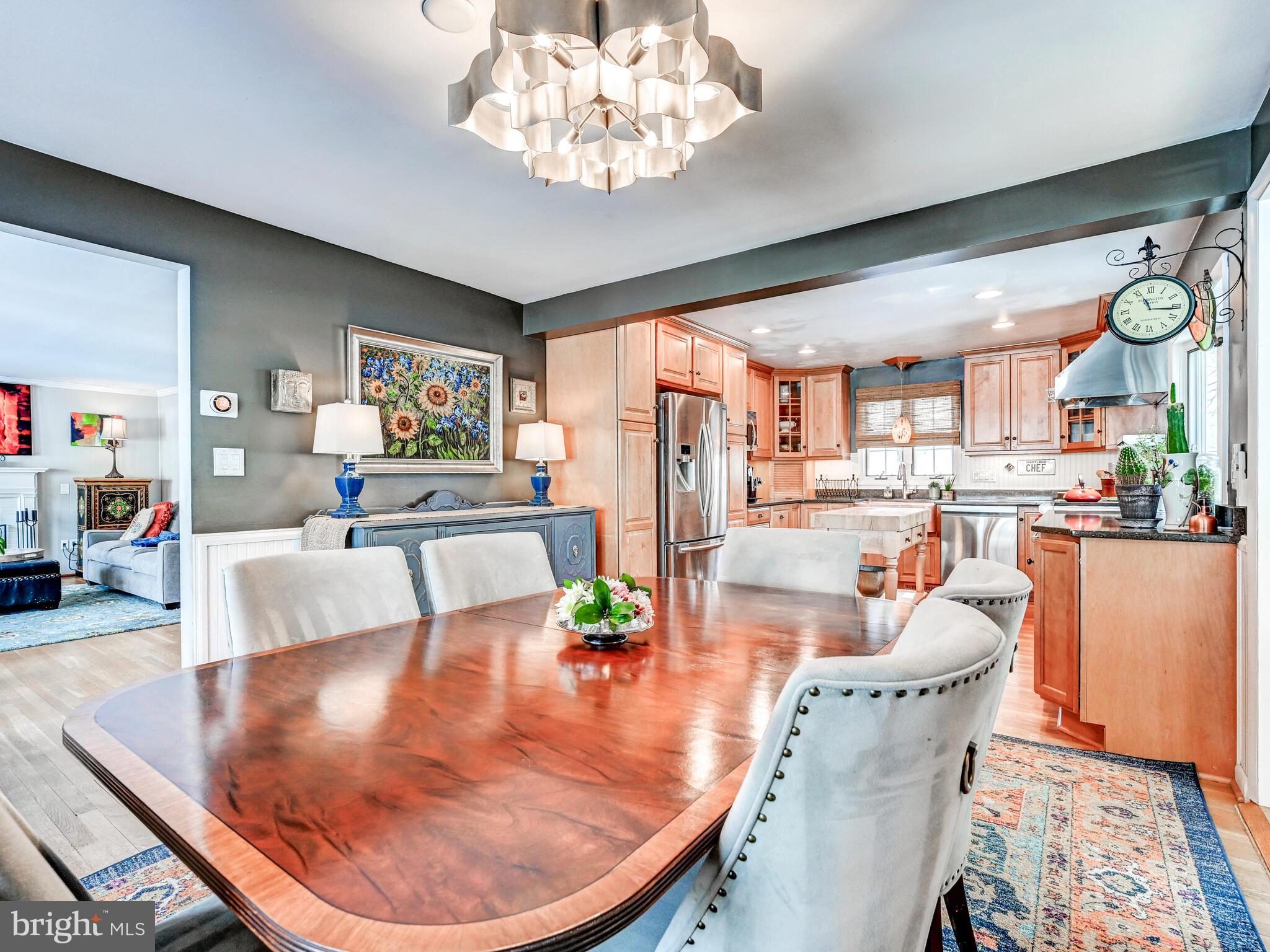 201 Brightdale Road Lutherville-Timonium, MD 21093 - Photo 13 of 48 a living room with dining table and chairs
